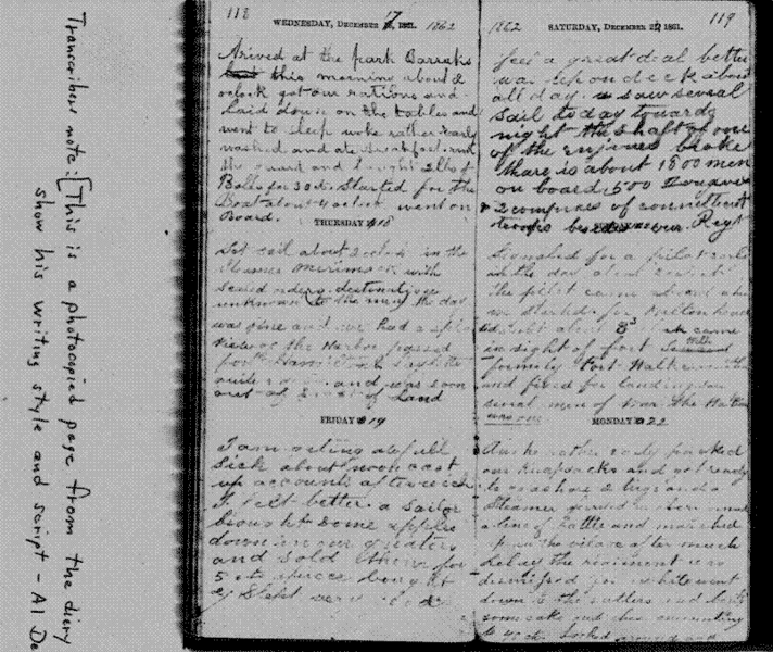 File:DiarypagesGHWarner.gif