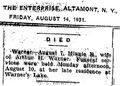 19310814WarnerArthurMrsObitNotice.jpg